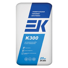 EK K300 универсальная гипсовая шпатлевка